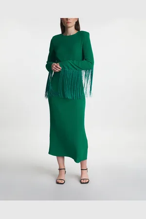 ROTATE Klännig Fringe Midi 34