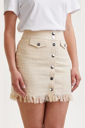 Rodebjer Kjol Thando Fringe XS
