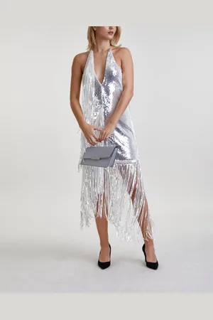 ROTATE Klänning Sequins Mini Fringe 34