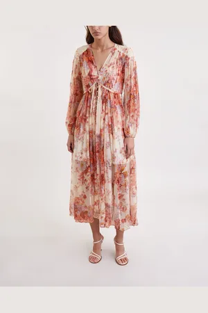 ZIMMERMANN Klänning Gathered Yolk Maxi 0 (XS-S)