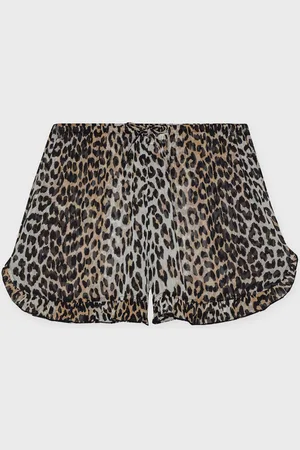 Ganni Shorts Chiffon Ruffle 34