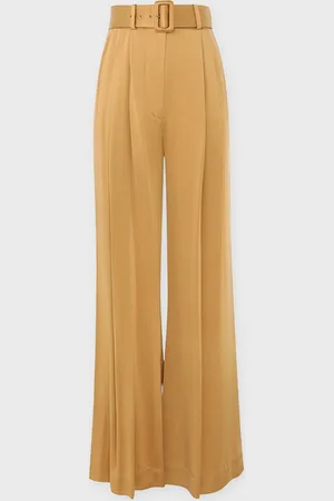 ZIMMERMANN Byxor Silk Tuck Pant 0 (XS-S)