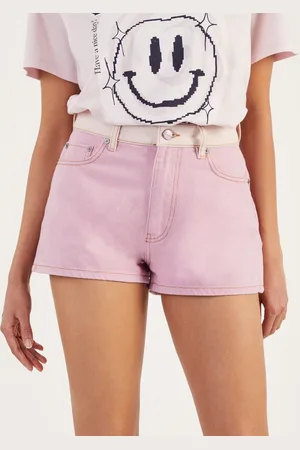 Ganni Hög midja shorts rosa 25