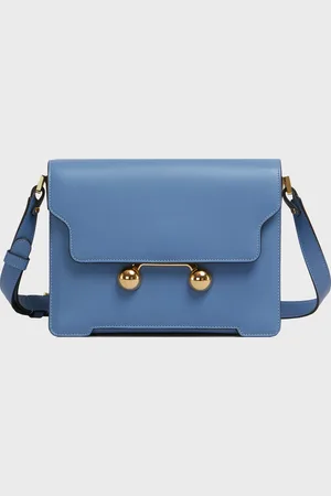 Marni Medium Trunkaroo Shoulder Bag Beige ONESIZE