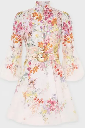 ZIMMERMANN Klänning Natura Buttoned Mini 0 (XS-S)