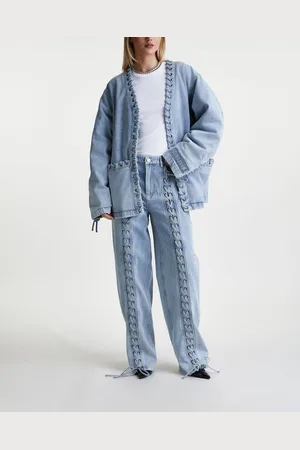 ROTATE Jeans Denim Laced Leg Pants 25