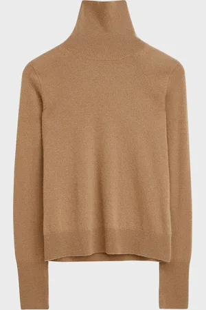 Joseph Light Pure Cashmere High Neck Jumper Brun XS