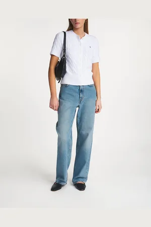 Ralph Lauren Kofta Cable-Knit Short Sleeve XS