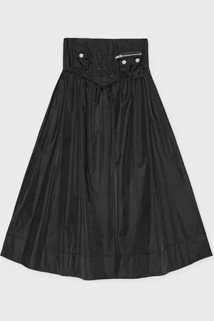 Ganni Kjol Duchesse Nylon Long Pocket 34