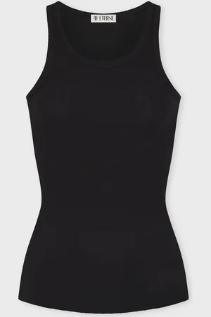 ÉTERNE Topp High Neck Fitted Tank XS
