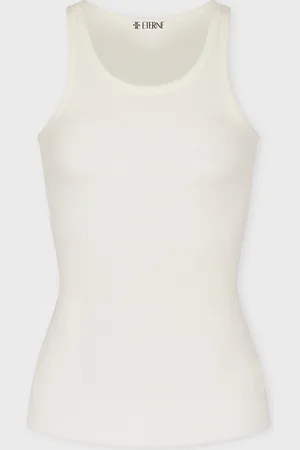 ÉTERNE Topp High Neck Fitted Tank XS