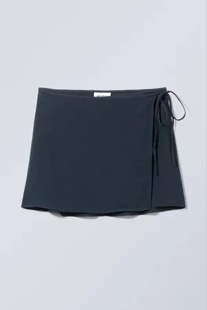 net pearl skirt - Black