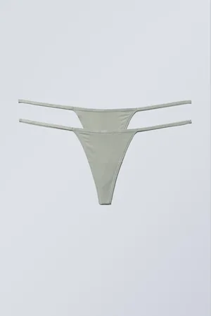 Weekday 2-pack minimala stringtrosor