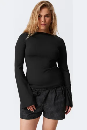 Weekday Annie Boatneck Långärmad Topp