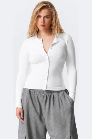 Weekday Slim LongSleeved Buttoned Cardigan