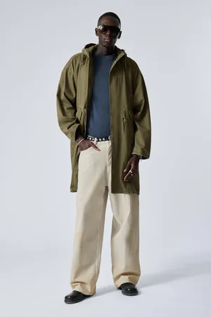 Weekday Oversized parka i bomullstwill