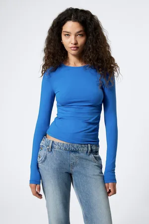 Weekday Slim långärmad tröja