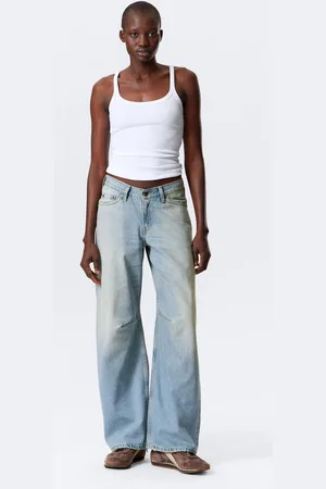 Weekday Lågmidjade Lediga Vida Jeans
