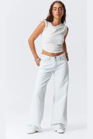 Weekday Ample Low Waist Loose Wide Leg Jeans
