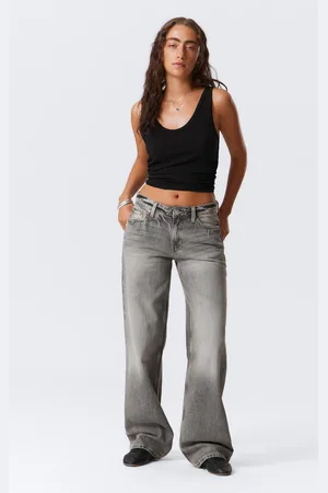Weekday Ample Low Waist Loose Wide Leg Jeans