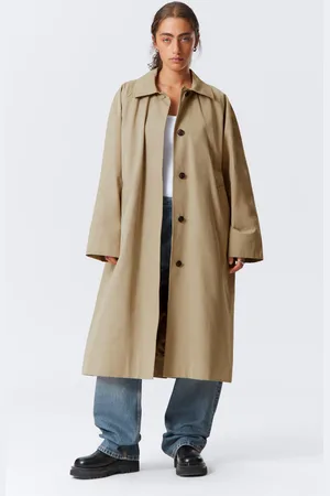 Weekday Enkelknäppt oversized carcoat