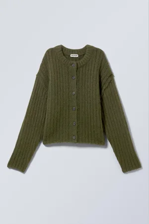 Weekday Ledig Stickad Cardigan