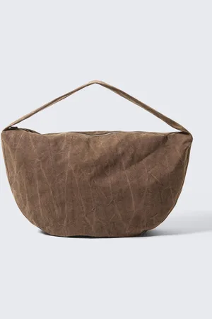 Weekday Crossbody-väska i tvättad bomull