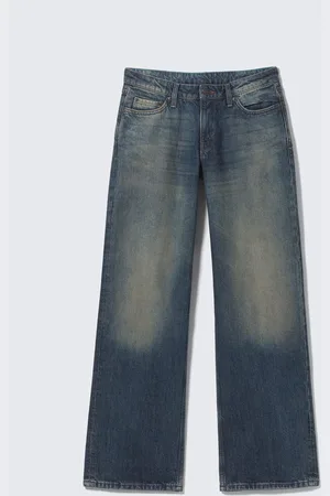 Weekday Ample Low Waist Loose Wide Leg Jeans