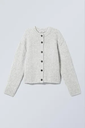 Weekday Ledig Stickad Cardigan