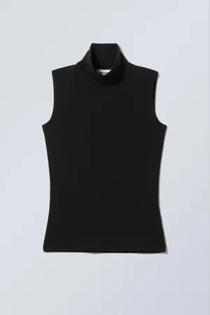 Weekday Lykke linne med polokrage