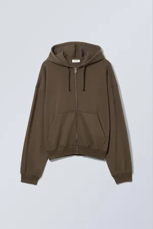 Weekday Boxy Midweight Zip Hoodie