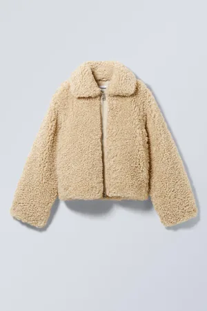 Weekday Yara oversized jacka i fuskpäls