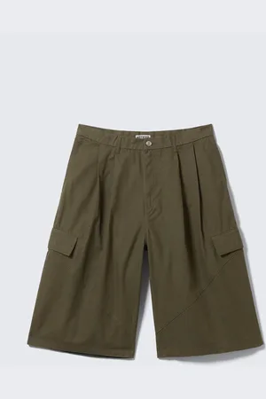 Weekday Lediga utility-shorts i bomullstwill