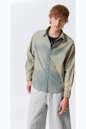 Weekday Oversized långärmad denimskjorta